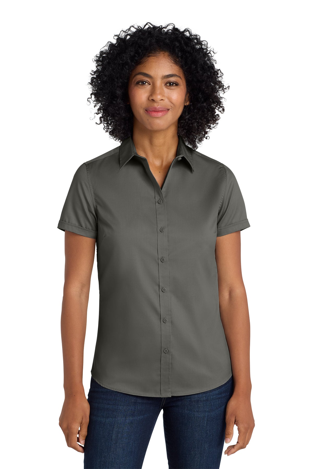 Port Authority Dress Shirt Women's Short Sleeve